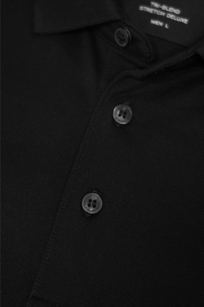 Zoom bild av Tri-blend deluxe polo, black