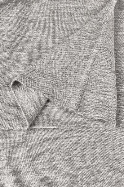 Zoom bild av Woman classy luxury merino blend, grey