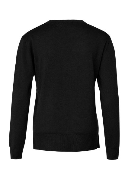 Zoom bild av Woman extrafine Cashwool® merino knit, black