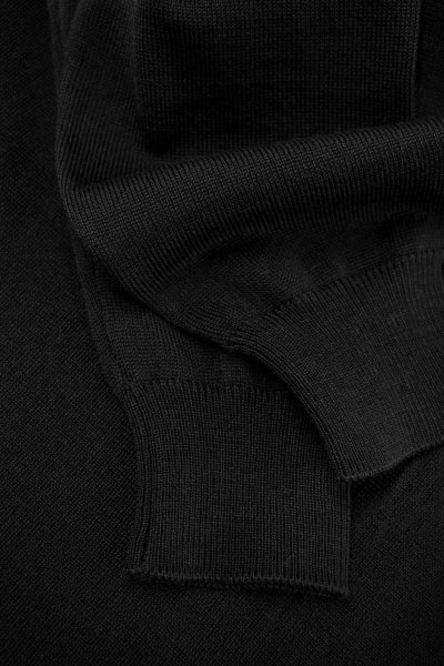 Zoom bild av Woman extrafine Cashwool® merino knit, black