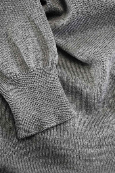 Zoom bild av Woman extrafine Cashwool® merino knit, grey
