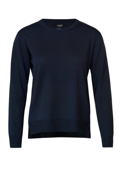 Zoom bild av Woman extrafine Cashwool® merino knit, navy