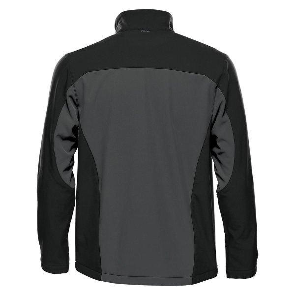 Zoom bild av Men's Cascades Softshell, dolphin/black