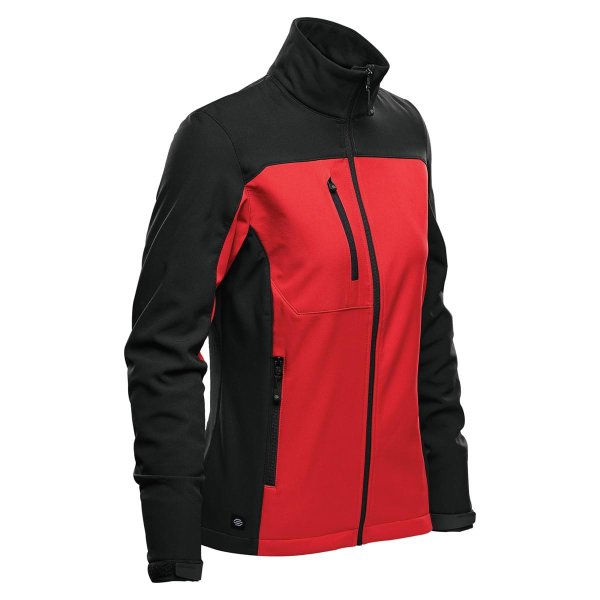Zoom bild av Women's Cascades Softshell, red/black