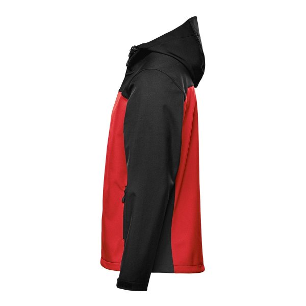 Zoom bild av Men's Cascades Softshell Hoody, red/black