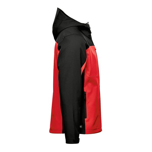 Zoom bild av Men's Cascades Softshell Hoody, red/black