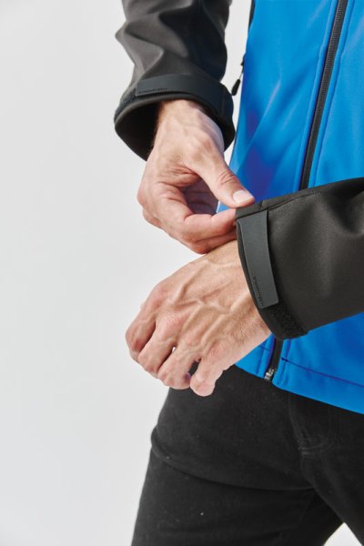 Zoom bild av Men's Cascades Softshell Hoody, azur/black