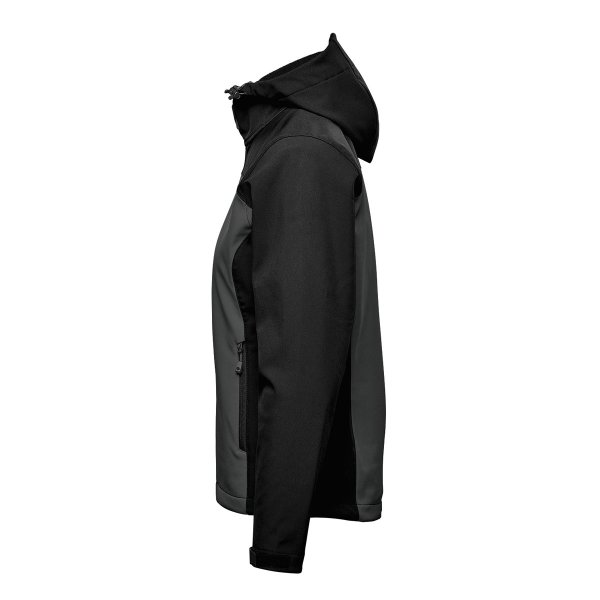 Zoom bild av Women's Cascades Softshell Hoody, dolphin/black