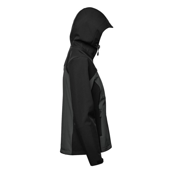 Zoom bild av Women's Cascades Softshell Hoody, dolphin/black