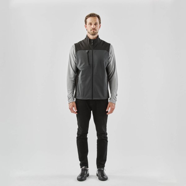 Zoom bild av Men's Cascades Softshell Vest, dolphin/black
