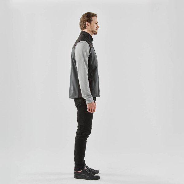Zoom bild av Men's Cascades Softshell Vest, dolphin/black