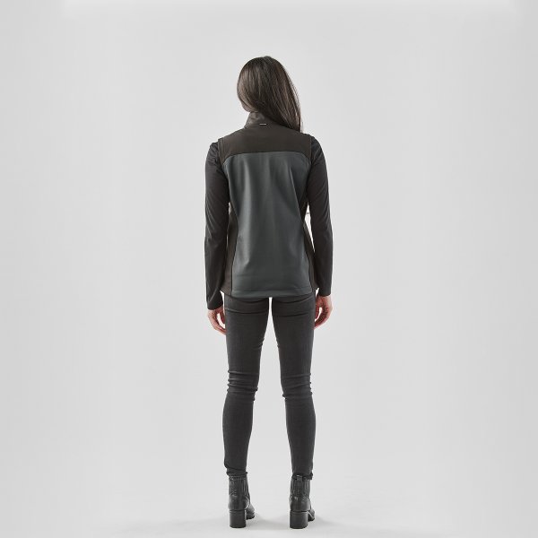 Zoom bild av Women's Cascades Softshell Vest, dolphine/black