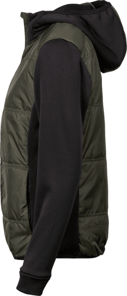 Zoom bild av Women's Hybrid-Stretch Hooded Jacket Dark Green