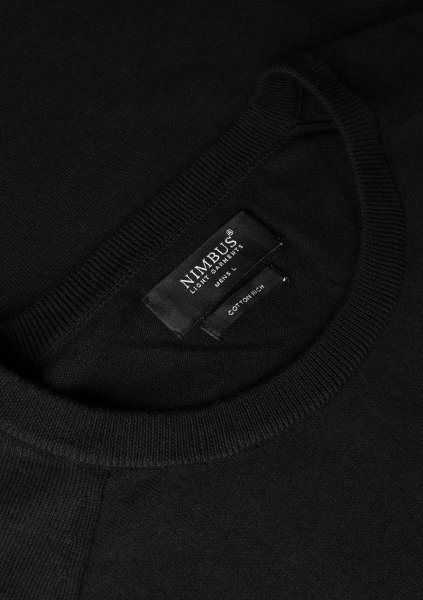 Zoom bild av Elegant round neck, black