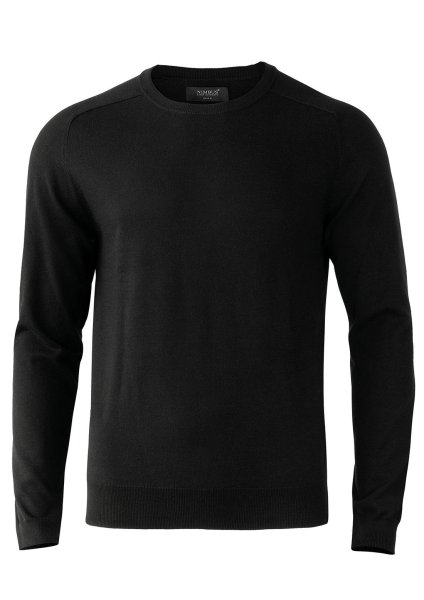 Zoom bild av Elegant round neck, black