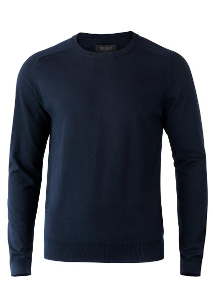 Zoom bild av Elegant round neck, navy