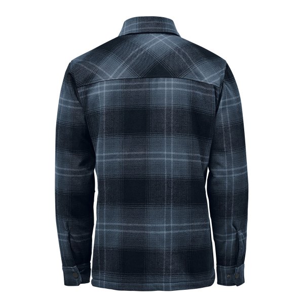 Zoom bild av Men's Highland Sherpa Lined Plaid Jacket, midnight/dusk