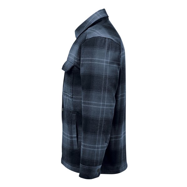 Zoom bild av Men's Highland Sherpa Lined Plaid Jacket, midnight/dusk
