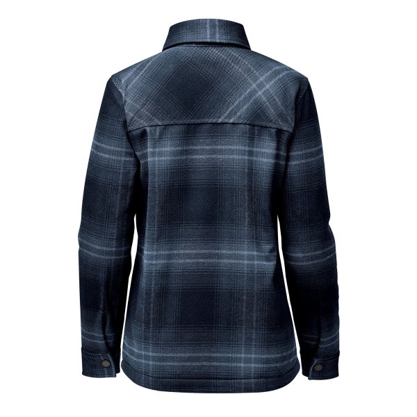 Zoom bild av Women's Highland Sherpa Lined Plaid Jacket, midnight/dusk