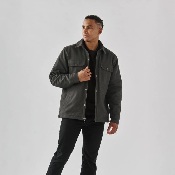 Zoom bild av Men’s Oxide Sherpa Lined Canvas Jacket, granite