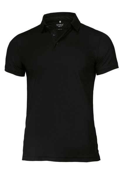 Zoom bild av Quick dry performance polo, black