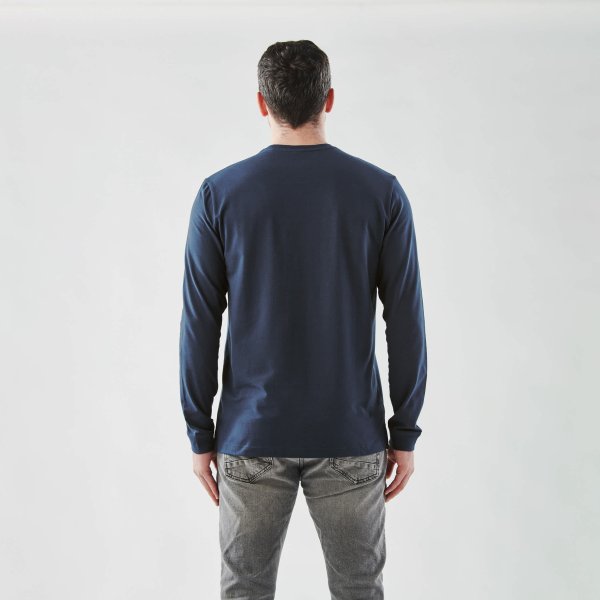 Zoom bild av Men's Montebello Performance Long Sleeve Tee, indigo