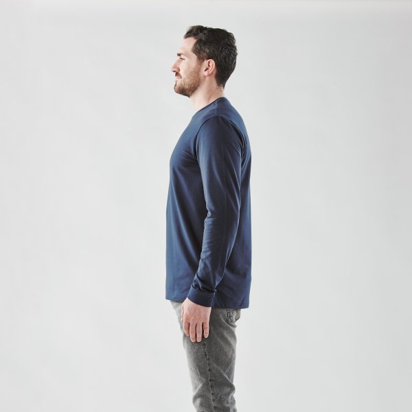 Zoom bild av Men's Montebello Performance Long Sleeve Tee, indigo