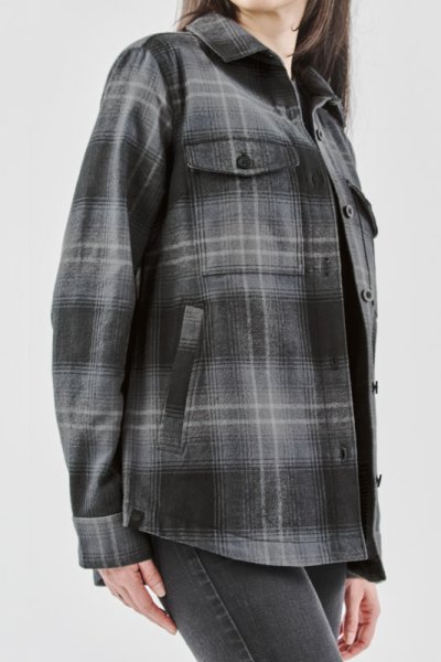 Zoom bild av Women's Highland Shacket, carbon/black