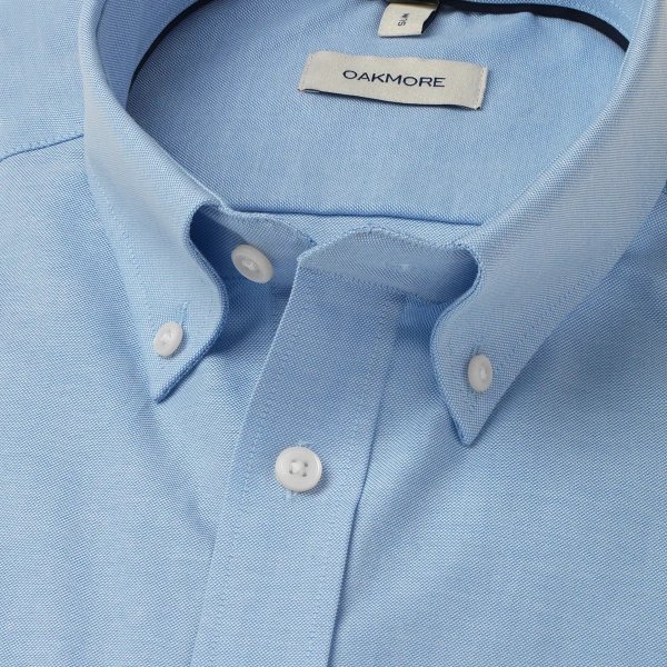 Zoom bild av Light blue stretch oxford shirt, slimfit