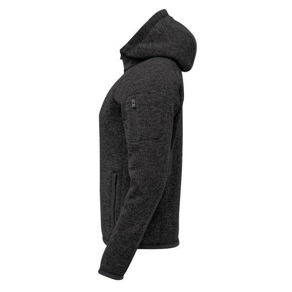 Zoom bild av Women's Avalante Full Zip Fleece Hoody, black heather