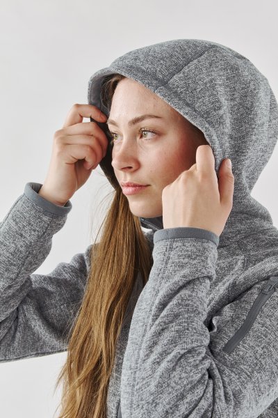 Zoom bild av Women's Avalante Full Zip Fleece Hoody, granite heather