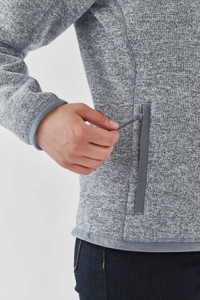Zoom bild av Women's Avalante Full Zip Fleece Hoody, granite heather