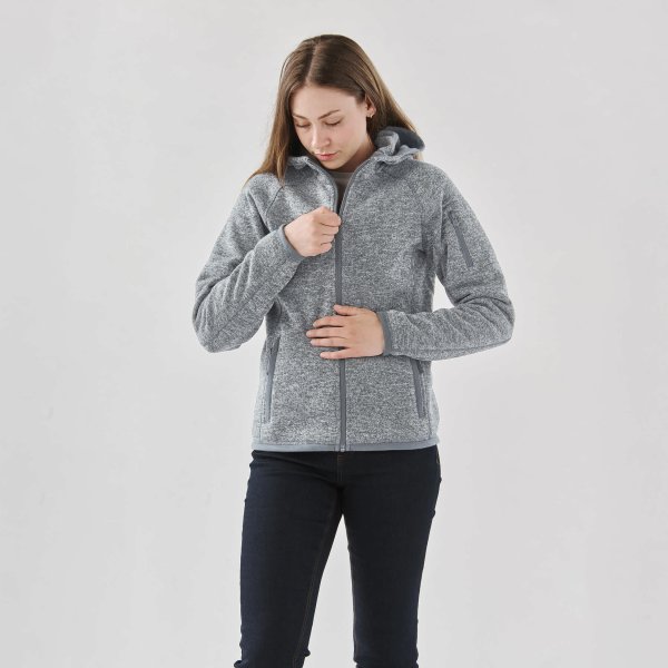 Zoom bild av Women's Avalante Full Zip Fleece Hoody, granite heather