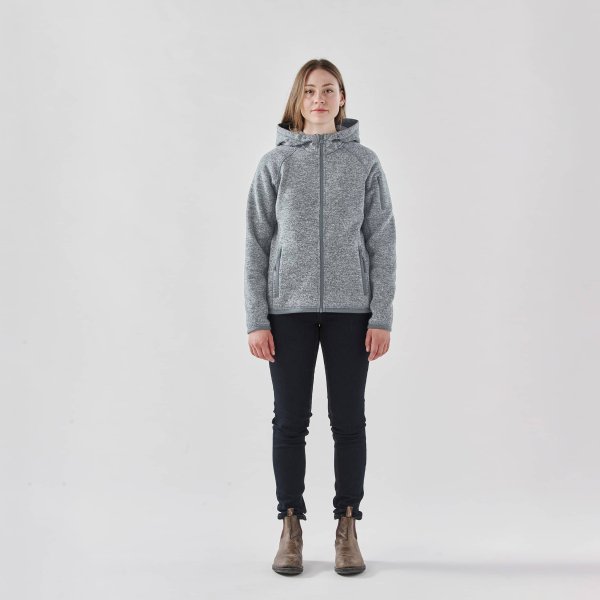Zoom bild av Women's Avalante Full Zip Fleece Hoody, granite heather