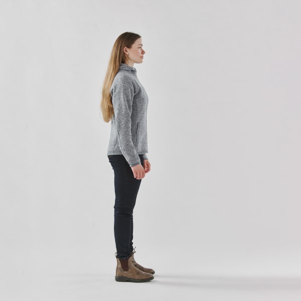 Zoom bild av Women's Avalante Full Zip Fleece Hoody, granite heather