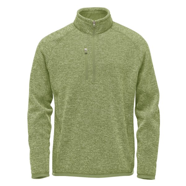 Zoom bild av Men's Avalante 1/4 Zip Pullover, sage green heather