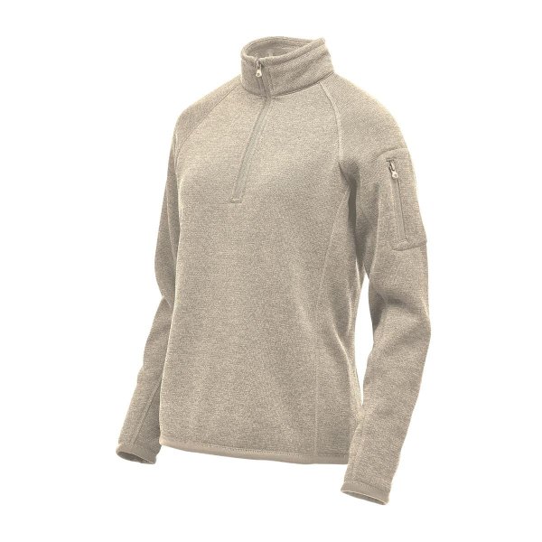 Zoom bild av Women's Avalante 1/4 Zip Pullover, oatmeal heather
