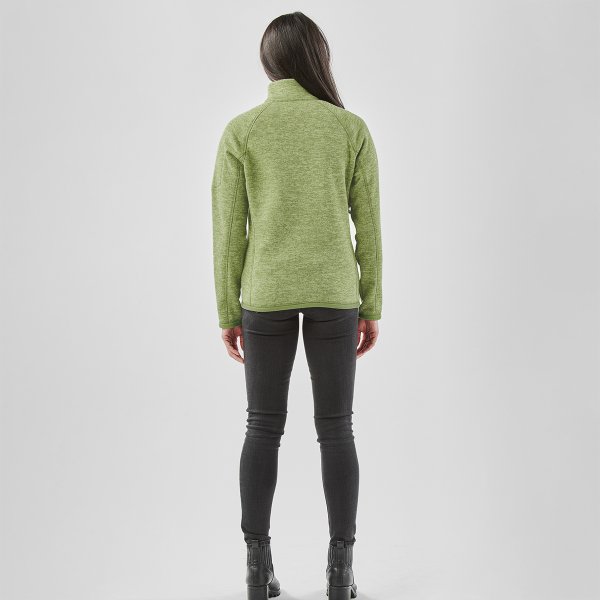 Zoom bild av Women's Avalante 1/4 Zip Pullover, sage green heather