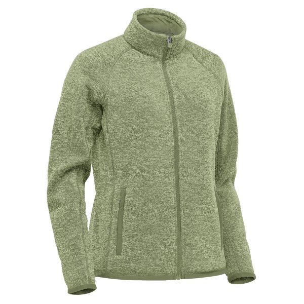 Zoom bild av Women's Avalante Full Zip Fleece Jacket, sage green heather