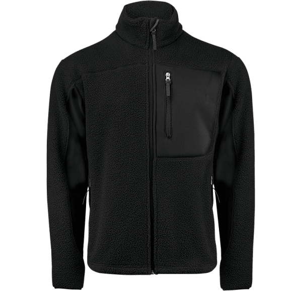 Zoom bild av Pile fleece jacket, black