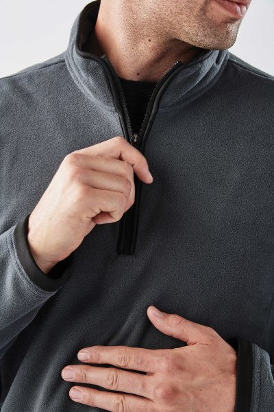 Zoom bild av Men's Shasta Tech Fleece 1/4 Zip, graphite/black
