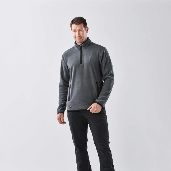Zoom bild av Men's Shasta Tech Fleece 1/4 Zip, graphite/black