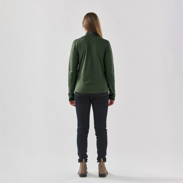 Zoom bild av Women's Zermatt 1/4 Zip Pullover, cypress/chive