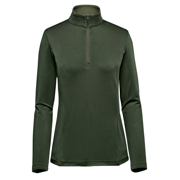 Zoom bild av Women's Zermatt 1/4 Zip Pullover, cypress/chive