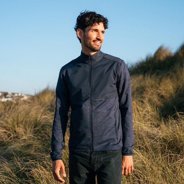 Zoom bild av Men's Cascadia Hybrid Performance Jacket, midnight