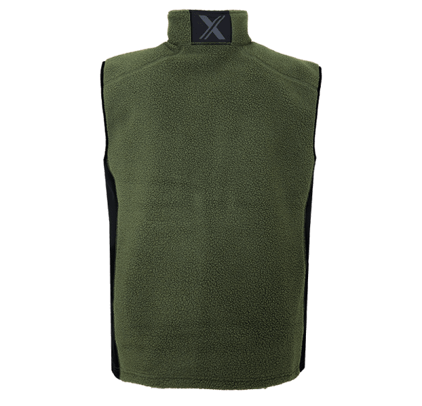 Zoom bild av Pile Fleece Vest, green/black