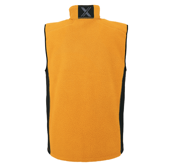 Zoom bild av Pile Fleece Vest, orange/black