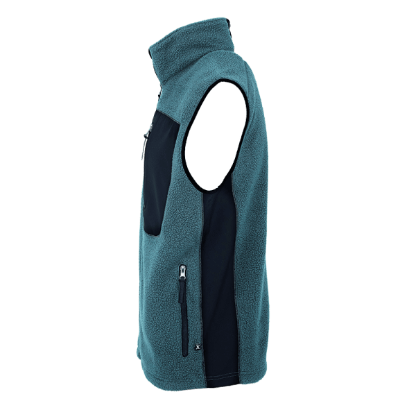 Zoom bild av Pile Fleece Vest, blue/black