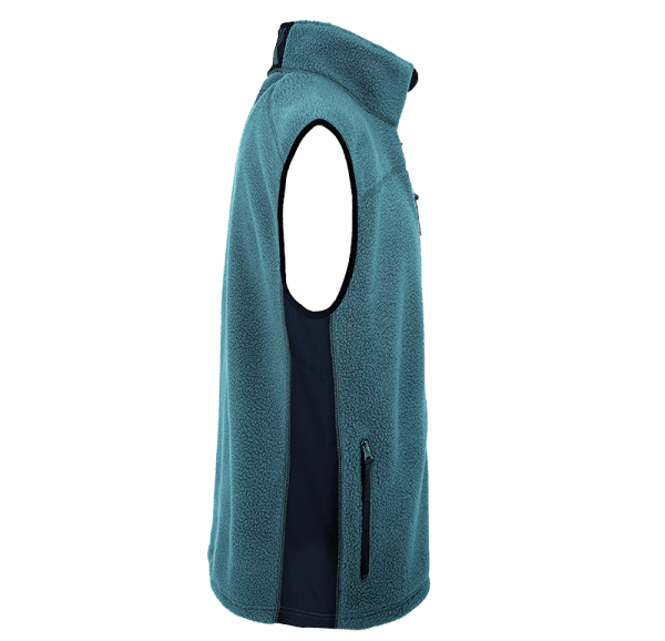 Zoom bild av Pile Fleece Vest, blue/black