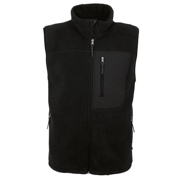 Zoom bild av Pile Fleece Vest, black